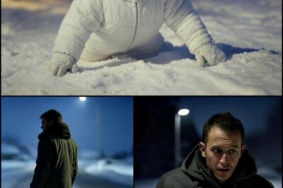 Водитель увидел на ночной морозной трассе ползущего ГОДОВАЛОГО малыша и чудом затормозил в метре от ребенка. А когда подошел ближе, ОЦЕПЕНЕЛ от увиденного под ним…