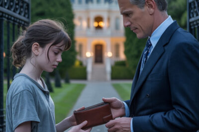 Evsiz Bir Kız, Bir Milyarderin Kaybettiği Cüzdanı Geri Verdi — Sonra Yaptıkları Herkesi Şaşırttı…