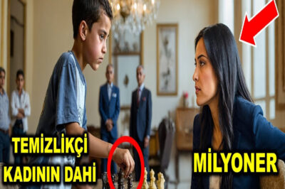 Milyoner kadın, hizmetçinin oğlunu satranç oynamaya çağırdı… Onun bir dahi olduğunu bilmiyordu