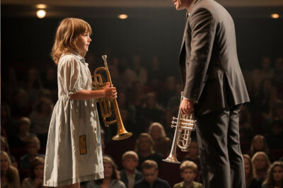 Milyoner bir müzisyen, mütevazı bir genç kıza trompet düellosu meydan okudu — ve her şey değişti!