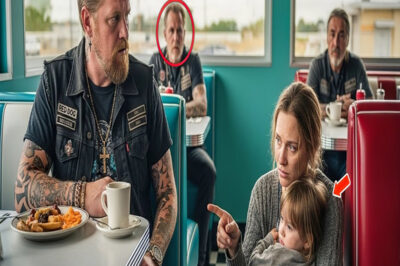 “Artıkları kızım için alabilir miyim?” — Motosikletçinin tepkisi tüm lokantayı sessizliğe boğdu.