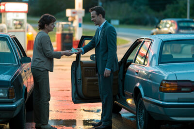 Ona benzin parası borç verdi, onun bir milyoner olduğunu hayal bile edemezdi. Ertesi gün…