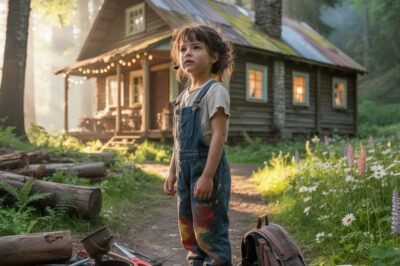 ÜVEY ANNESİ TARAFINDAN TERK EDİLDİ: KÜÇÜK BİR KIZ HARABE BİR KULÜBEYİ CENNETE DÖNÜŞTÜRDÜ