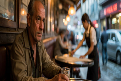 “Kemal Yılmaz kendi barının köşesinde kirli bir masada oturuyordu. Yırtık kot pantolonu ve eskimiş bir ceket içinde, genç garson kız Ayşe’nin masaları bir sunak temizliyormuş gibi özenle silişini izliyordu.”