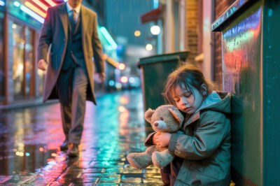 Çöpte uyuklayan küçük kızın yanına son derece zengin bir adam yaklaştı… Ve keşfettiği şey ruhunun en derinlerine dokundu.