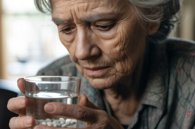 83 yaşındaki bir anne, yedi yıl uyumasını sağlayan 70 hapı suda eritip, oğluna içirdi… ve ardından olanlar, herkesi ağlatacak kadar acıydı.