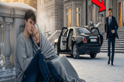 Milyoner, annesini evsiz bir gence yaslanmış görünce donup kaldı… sonra onlara doğru koştu