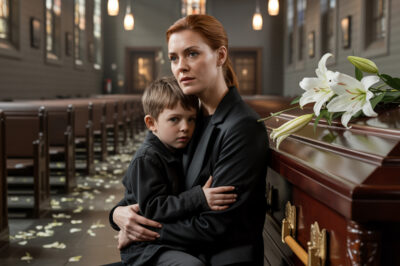 “Ailem kocamın cenazesine saygısızlık etti… sonra annem bana TOKAT attı ve oğluma zarar verdi!”