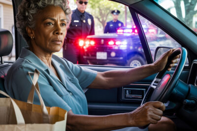 Kırmızı-mavi ışıklar Brentwood Drive’ın ağaç gölgelerinde patlayınca, Evelyn direksiyonu sıkıca kavradı. Hızlı gitmiyordu, dur tabelasını geçmemişti, hiçbir kuralı çiğnememişti; ama çok iyi bildiği bir şey vardı: bazıları için “rutin” asla rutinden ibaret değildi. Memurun parmakları camına vurduğunda, yıldızlı rozetten önce konuşan tek şey saygısız bir tondaki üç kelimeydi: “Ehliyet ve ruhsat.” O, sadece bir sorgu değil, bir sistemle yüzleşmeye gelmişti.