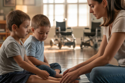 TEKERLEKLİ SANDALYELER BOŞ KALDI: İMKANSIZ DENİLEN YERDE GÜLEN ÇOCUKLAR